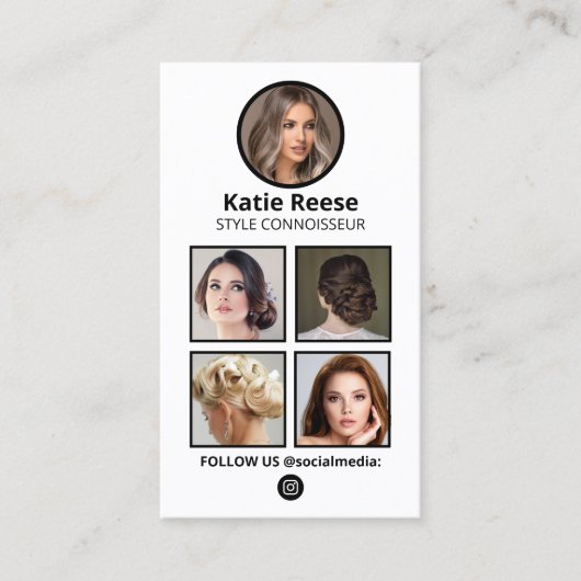 フォトソーシャルメディア, Instagram 名刺 (正面)