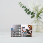 フォトソーシャルメディアVlog 名刺 (スタンド正面)