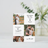 フォトタイムライン日付ポストカードの保存 ポストカード (スタンド正面)