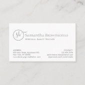 フォトダンスカスタムスタジオ振付家 名刺 (正面)