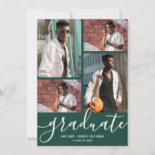 フォトダーク数々のグリーン卒業 案内状 (正面)