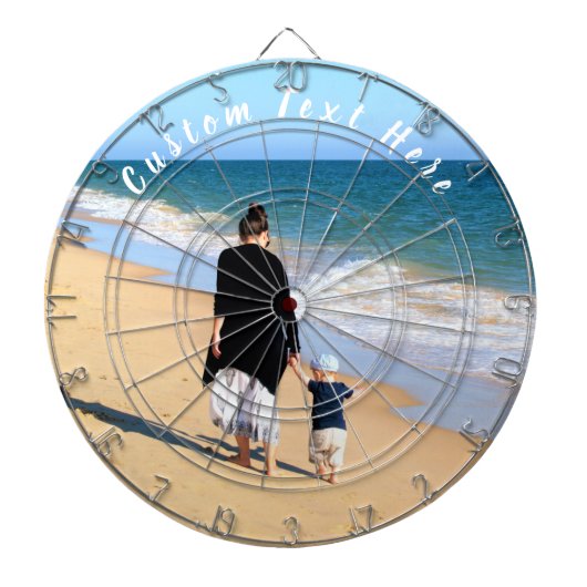 フォトダーツボードとカスタム文字 ダーツボード (正面)