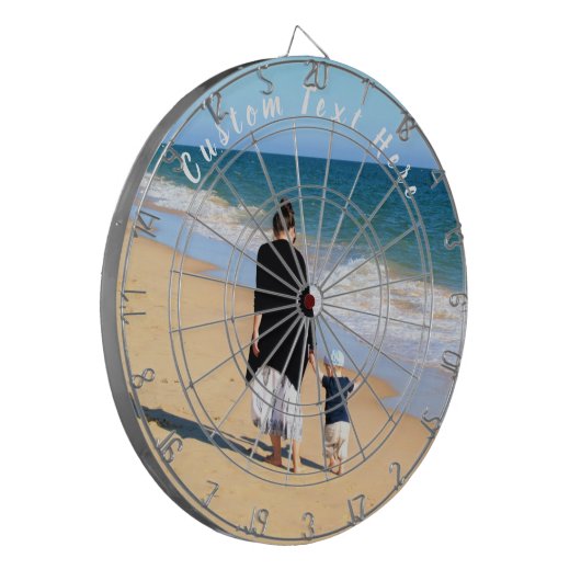 フォトダーツボードとカスタム文字 ダーツボード (正面左)