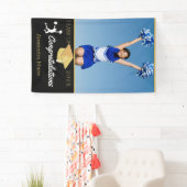 フォトチアリーダー黒人卒業祝い 横断幕 (インサイチュ)