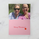 フォトチキンクリスマスグリーティングカード シーズンカード (内部)