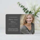 フォトチャコールグレーのメモリアルカード (スタンド正面)