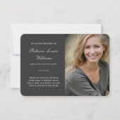 フォトチャコールグレーのメモリアルカード (正面)