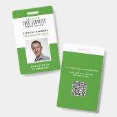 フォトツリーサービス従業員バッジ バッジ (正面＆裏面)