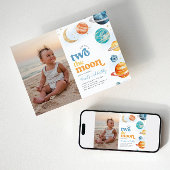 フォトツーザムーンパーティの招待状 招待状