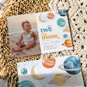 フォトツーザムーンパーティの招待状 招待状