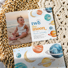 フォトツーザムーンパーティの招待状 招待状