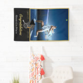 フォトテニス選手祝賀卒業生 横断幕 (インサイチュ)