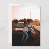 フォトテラコッタフローラオンブラックザデイト 招待状 (裏面)