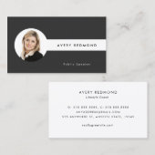 フォトテンプレートプロフェッショナルの追加 名刺 (正面/裏面)