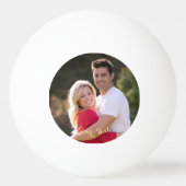 フォトテーカスタムブルパーソナライズされたテニスビールの作成 卓球ボール (正面)