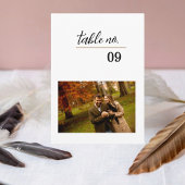 フォトテーブル番号カードテンプレート