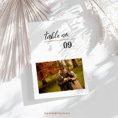 フォトテーブル番号カードテンプレート