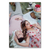 ⭐フォトテーブル番号カード – 重モダンねて不透明 テーブルナンバー (裏面)