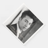 フォトディナーナプキンズ：卒業生B&Wクラス (コーナー)