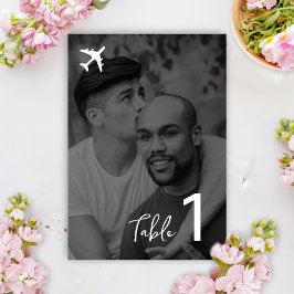 フォトデスティネーションボーディング結婚パス テーブルナンバー