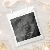 フォトデスティネーションボーディング結婚パス フェイバーバッグ (クリップ留めされた状態)