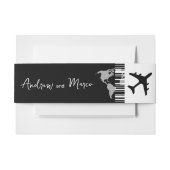 フォトデスティネーションボーディング結婚パス 招待状ベリーバンド (正面例)