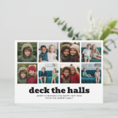 フォトデッキホールズ白黒クリスマスプレイド8 シーズンカード (スタンド正面)