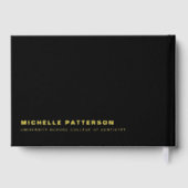 フォトデンタルスクール卒業 ゲストブック (裏面)