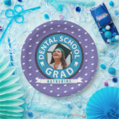 フォトデンタルスクール卒業 ペーパープレート (パーティー)