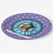 フォトデンタルスクール卒業 ペーパープレート (アングル)