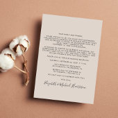 フォトトゥーペ結婚披露宴の後の楽しい時間 招待状