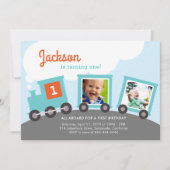 フォトトレインパーティー招待状 招待状 (正面)