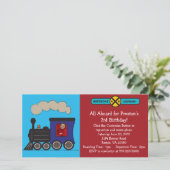 フォトトレイン誕生日招待状 (スタンド正面)