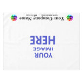 フォトトレードショーテーブルクロスカスタムロゴ事業 テーブルクロス (正面(横))