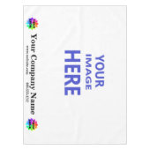 フォトトレードショーテーブルクロスカスタムロゴ事業 テーブルクロス (正面)