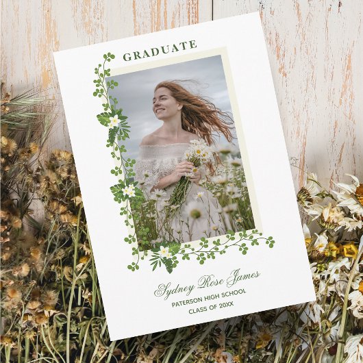 フォトトロピカルブランチ&白い花を卒業 招待状