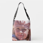 フォトトートカスタム、両面 クロスボディバッグ (裏面)