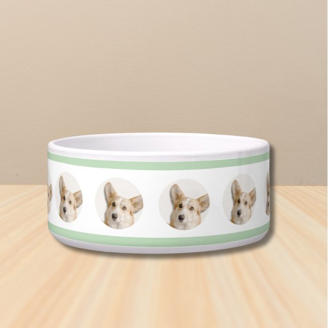 フォトドッグボウル – カスタムイメージで作られたイメージ ボウル (Dog Bowl Portrait Photo Gift)