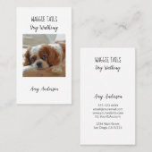 フォトドッグモダンシッター/ウォーカー名刺 名刺 (正面/裏面)