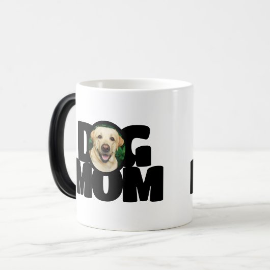 フォトドッグモダンママシンプル モーフィングマグカップ (正面左)