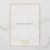 フォトドルフィン実在フォイル結婚式招待状 箔招待状 (正面)