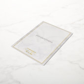 フォトドルフィン結婚式招待状ホイル葉書 箔招待状ポストカード (回転した状態)