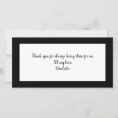 フォトドーター引用文父の日カード (裏面)