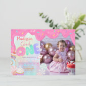 フォトドーナツスイートワン招待状 招待状 (スタンド正面)