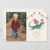 フォトナイト&ドラゴン中世王室の誕生日 招待状 (正面)