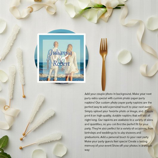 フォトナプキン スタンダードカクテルナプキン