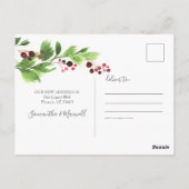 フォトニューホームホリデイムービングアナウンス ポストカード (裏面)