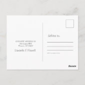 フォトニューホームホリデー引越しアナウンス ポストカード (裏面)