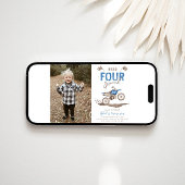 フォトニーズ4速誕生日招待状 招待状