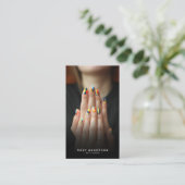 フォトネイルアーティスト技術者 名刺 (スタンド正面)